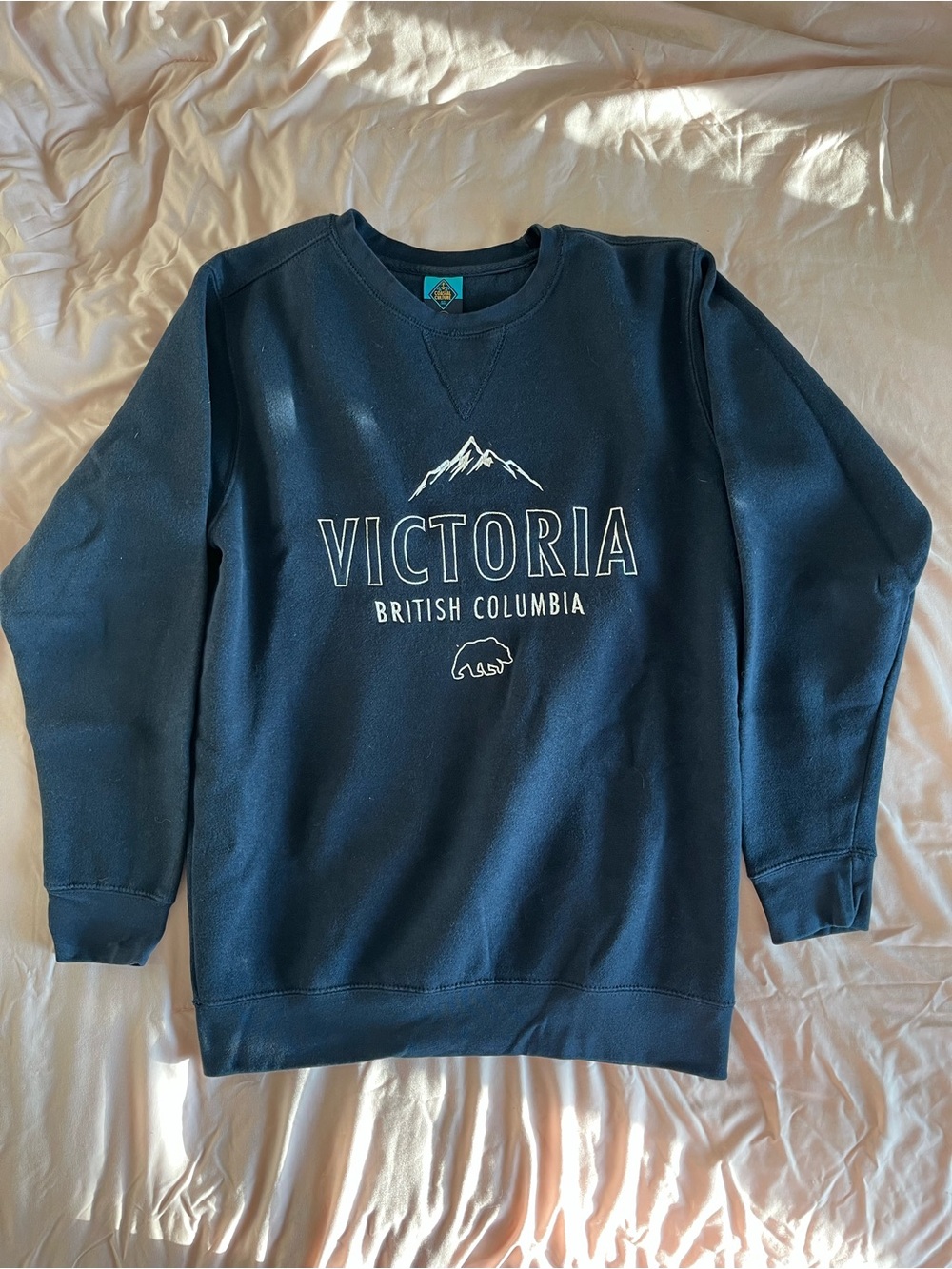 Victoria British Columbia Navy Crewneck Pullover